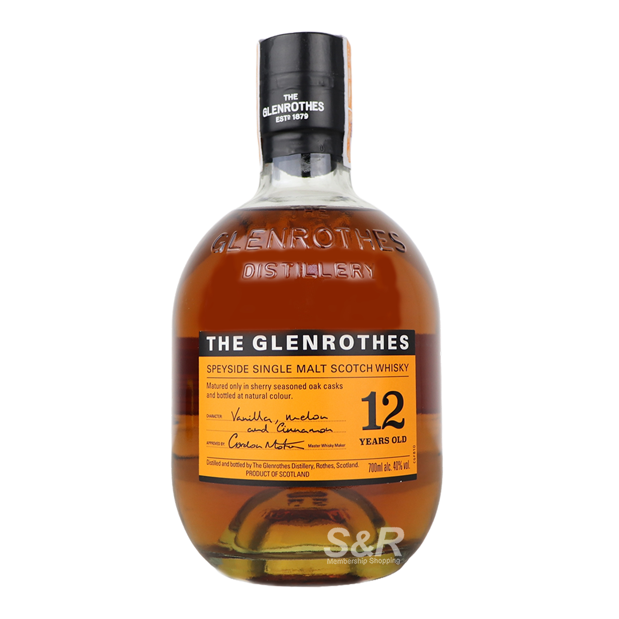 Glenrothes Speyside Single Malt Scotch Whiskey 12 Years Old 700mL Glenrothes Speyside Single Malt Scotch Whiskey 12 Years Old 700mL